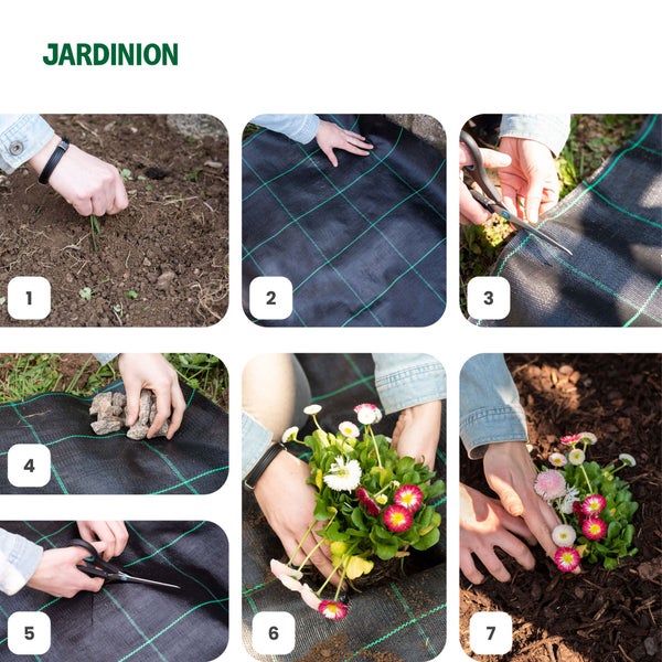 Anleitung zur Verwendung von Unkrautvlies im Garten