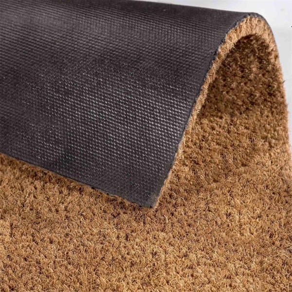 Fußmatte aus Kokosfaser mit rutschfester Unterseite