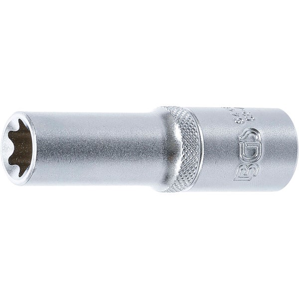BGS Steckschlüssel-Einsatz E-Profil tief Antrieb Innenvierkant 12,5 mm (1/2) SW E16 - 6446