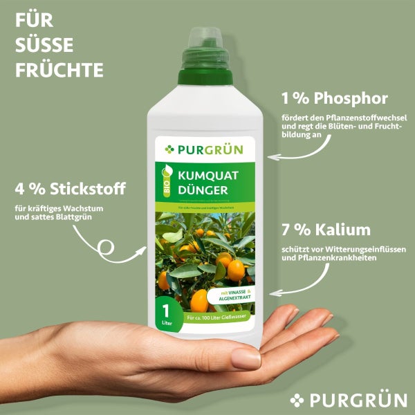 Purgrün Bio-Kumquat-Dünger 1 Liter