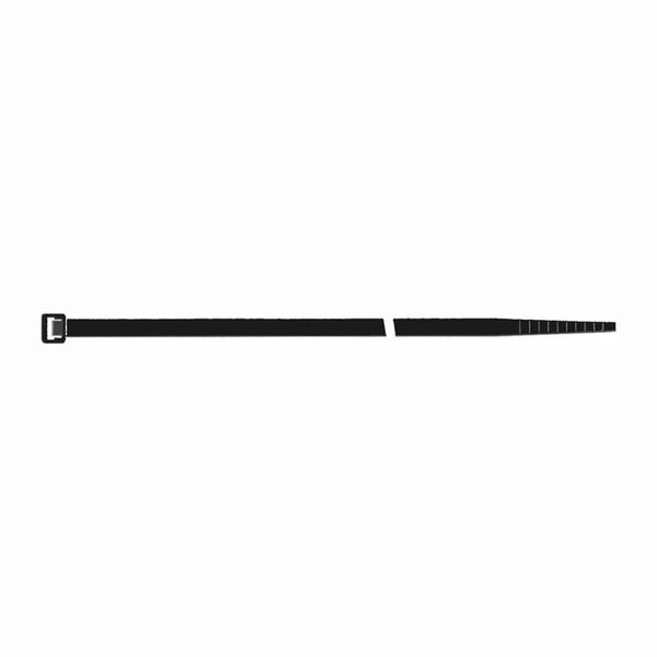 SAPISELCO 100x Kabelbinder Länge 280 mm Breite 4,5 mm schwarz - SEL.3.425