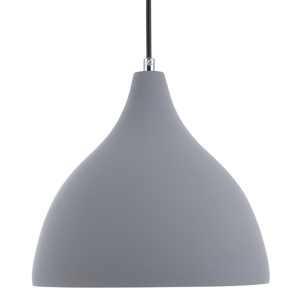 Graue Pendelleuchte