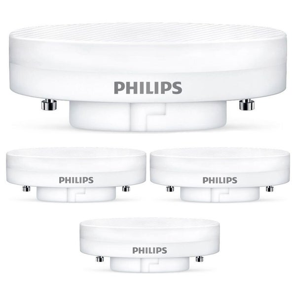 Philips LED Lampe, GX53, warmweiß, 500 Lumen, nicht dimmbar, 4er Pack