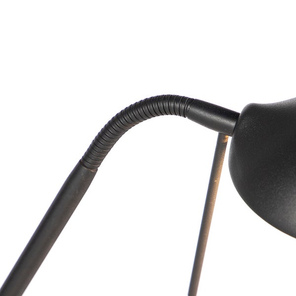 Detailaufnahme einer Schreibtischlampe mit flexiblem Arm