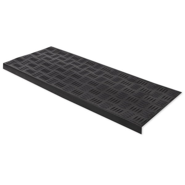 FLOORDIREKT Gummi Stufenmatte Madras für den Außenbereich mit Klebestreifen 25 x 75 cm 5er-Set