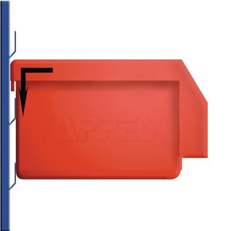 Darstellung einer ZAPPER Kiste zur Wandmontage.