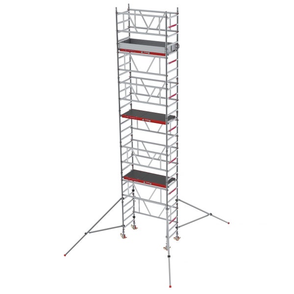 Altrex MiTower PLUS Fahrgerüst 1-Person-Aufbau Aluminium mit breiter Fiber-Deck Plattform 0,75x1,72m 4,20m AH