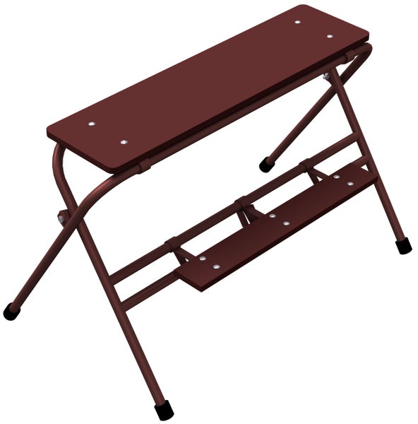 Tritt aus Metall mit Stufen