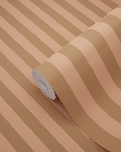 Tapetenrolle mit Streifenmuster
