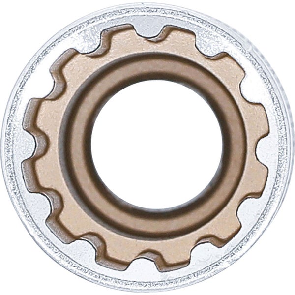 BGS Steckschlüssel-Einsatz Gear Lock tief Antrieb Innenvierkant 12,5 mm (1/2) SW 17 mm - 10257