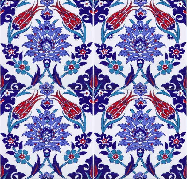 Dekorative Fliesen mit Blumenmuster für den Innenbereich