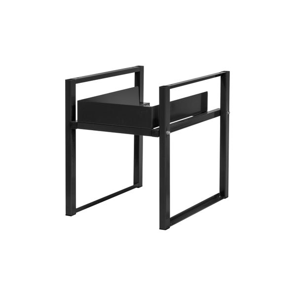 PROREGAL Fassregal für 30-60 Liter Fässer Uno | HxBxT 58x47x65cm | Anthrazitgrau | Regal Fässer Fässerregal Standregal