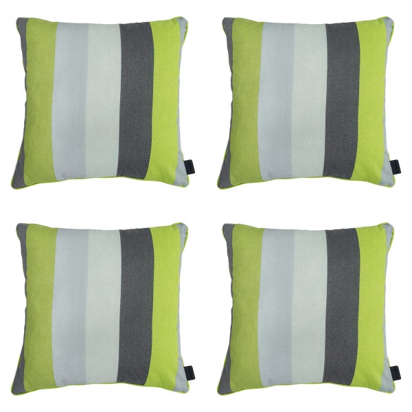 Dekokissen Victoria grün - Ca. 50x50 cm - 4er-Set