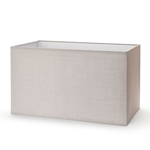Rechteckiger Lampenschirm 40 x 22 x 23 cm grau