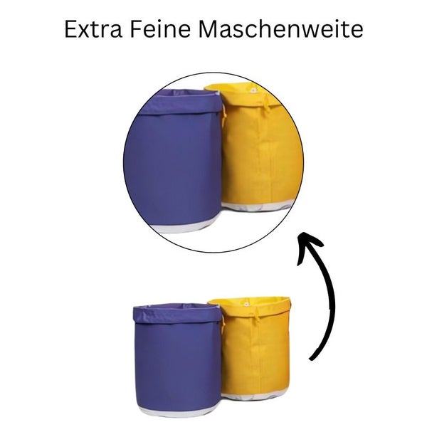 Extraktorbeutel 2er Set – 19 Liter, Hochwertiges Material, Verschiedene Maschenabstände für Optimale Harzgewinnung & Reine Kristalle