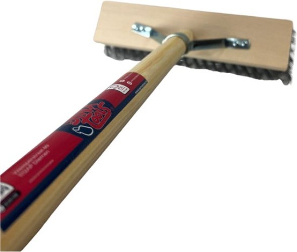 Fugenbürste mit Holzgriff und Metallborsten