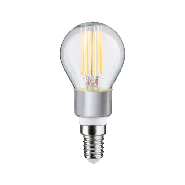 Filament 230V Dim to Warm LED Tropfen E14 470lm 5W Dim to warm dimmbar Klar