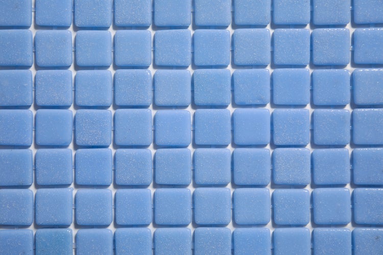 Gepresstes Glasmosaik auf Netz für Badezimmer und Küche 32.5cm x 51.5cm - Adriatic Pool