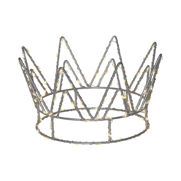 Dekorative Krone aus Metall mit Beleuchtung für den Innenbereich