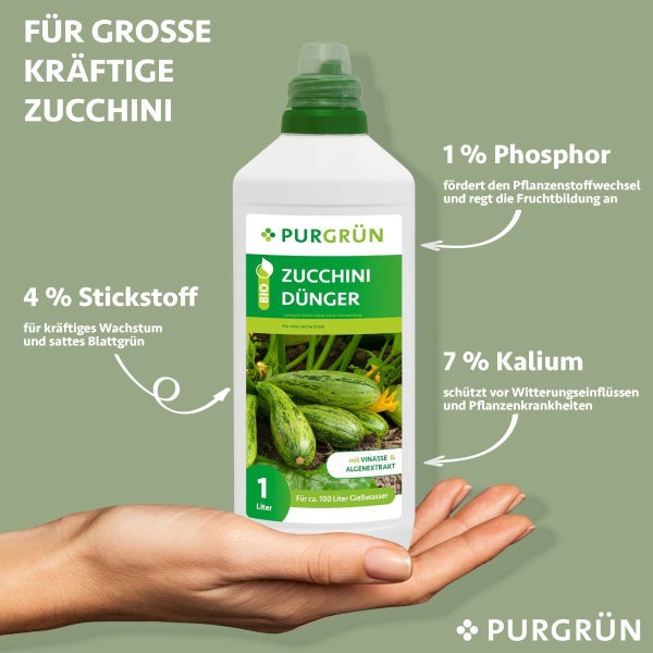 Purgrün Bio-Zucchini-Dünger 1 Liter