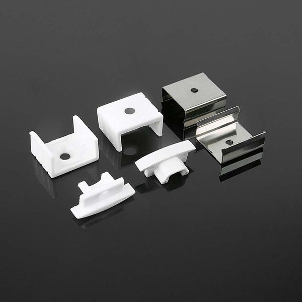 LED-Profil Befestigungsclips aus Kunststoff und Metall