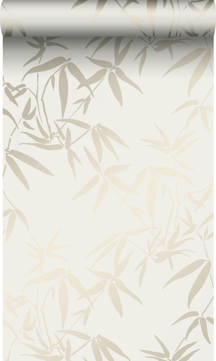 Origin Wallcoverings Tapete Bambusblätter Beige - 0,53 x 10,05 m - 347735