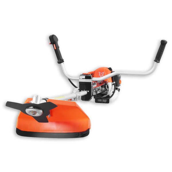 FUXTEC Profi Benzin Motorsense FX-PS162 - 62ccm | 8,6kg | mit Faden + Messer | mit Komfort-Tragegurt | 3,5PS | 2-Takt | 3000 U/min