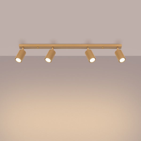 Deckenleuchte mit vier Strahlern