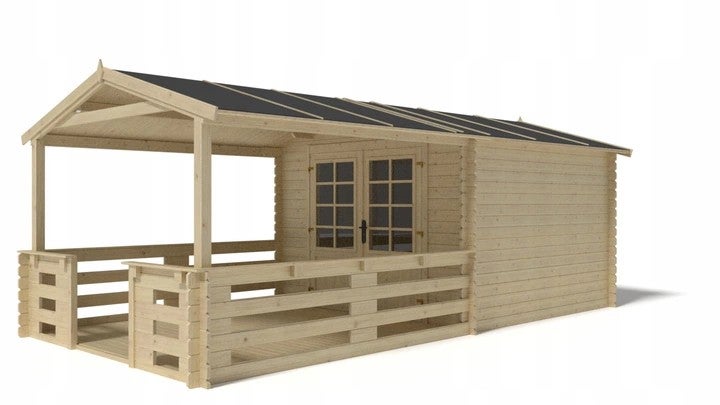 Gartenhaus, Gerätehaus 18m2 - 3x3m - 28mm