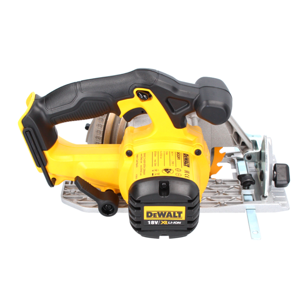 DeWalt 18 Volt Akku-Handkreissäge DCS391 mit ergonomischem Handgriff und Metall-Sägeschuh, ohne Akku