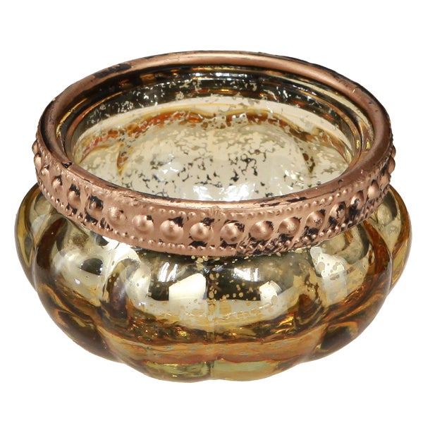 Teelichthalter aus Glas