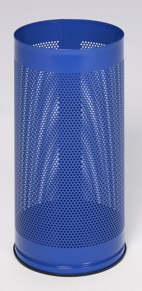 PROREGAL Dekorativer Schirmständer Gelocht HxBxT 61 x 27 x 27 cm Verzinkter Stahl Blau
