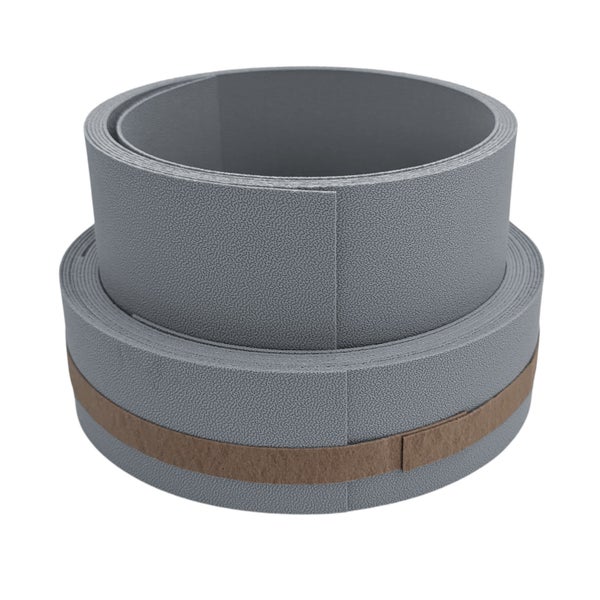 Graue Rammschutzleiste aufgerollt