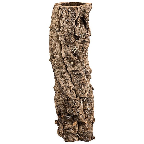 Naturbelassene Korkröhre als Dekoration für Terrarien und Nagergehege mit strukturierter Rinde.