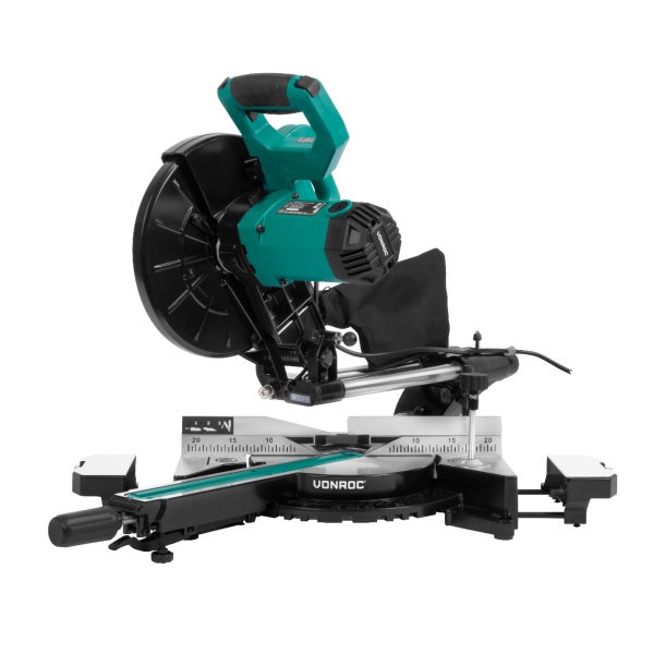 VONROC Profi Kapp- und Gehrungssäge, Zug- und Kappsäge - Multimaterial - Elektrische Säge 2200W - 254mm mit Laser, Metall, Holz, Stahl - Jetzt Variante wählen