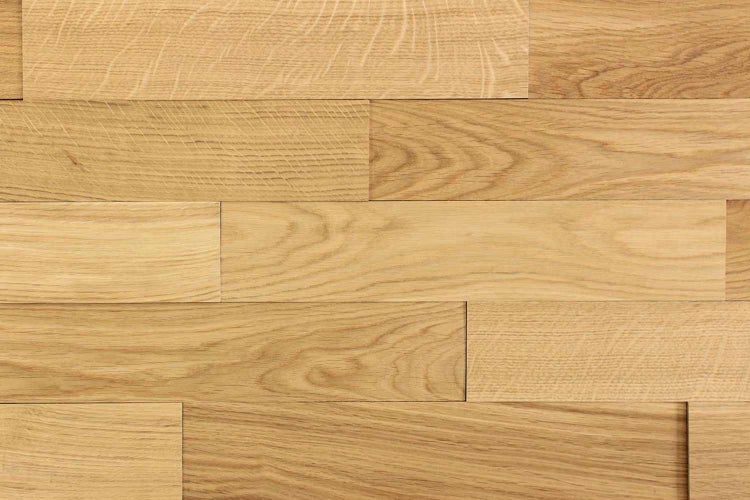 wodewa Wandverkleidung Holz 3D Optik Eiche Natur, geölt, 400 1m² Wandpaneele Moderne Wanddekoration Holzverkleidung Holzwand Wohnzimmer Küche Schlafzimmer