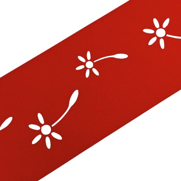 Dekoratives Paneel mit Blumenmuster.