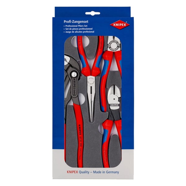 Knipex Profi-Zangenset in geöffneter Verpackung