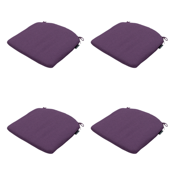 Sitzkissen Panama lila - Ca. 46x48 cm - 4er-Set