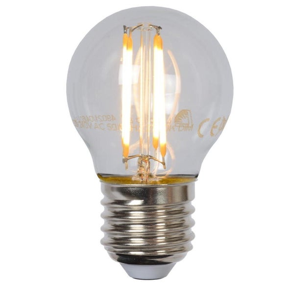 LED Filament Lampe E27 Tropfen - P45 4W 400lm 2700K dimmbar Einerpack