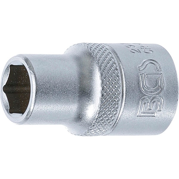 BGS Steckschlüssel-Einsatz Sechskant Antrieb Innenvierkant 12,5 mm (1/2) SW 11 mm - 2911