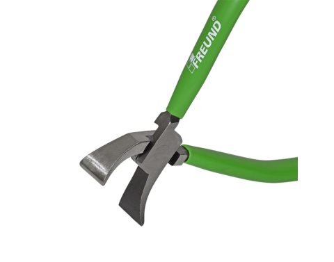 Freund Logo. Nietzange zum Vernieten von Materialien.