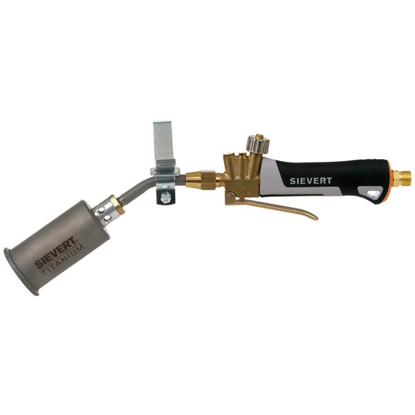 Sievert Titanbrenner mit Griffstück und Halterung