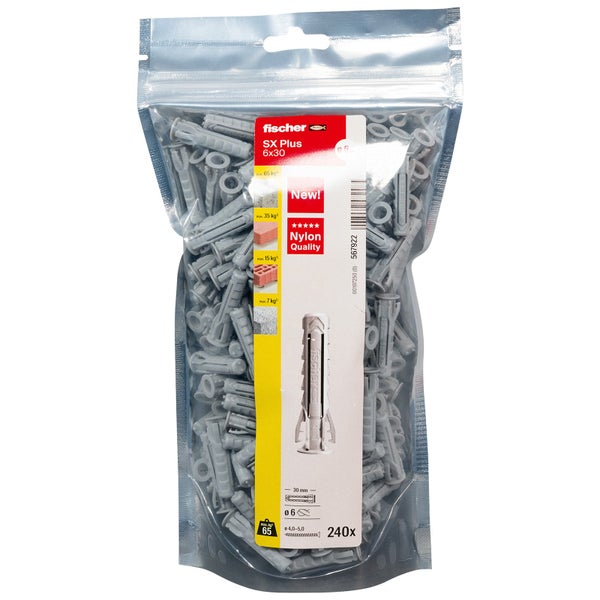 Fischer SX Plus 6x30 Dübel, 240 Stück in einer Packung