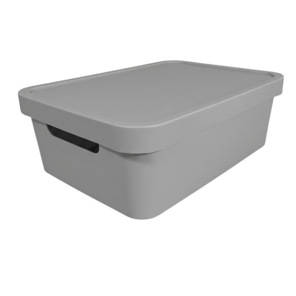 Aufbewahrungsbox aus Kunststoff mit Deckel