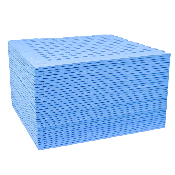 eyepower Poolunterlage für 305 cm Pool - 36 EVA Matten - 1cm Unterlegmatten Set - Outdoor Unterlage