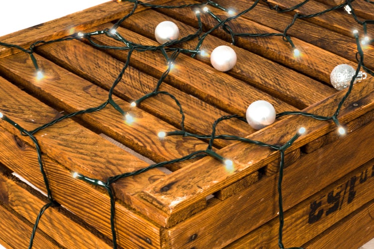 LAALU Weihnachtslichterkette COLD WHITE 24 m