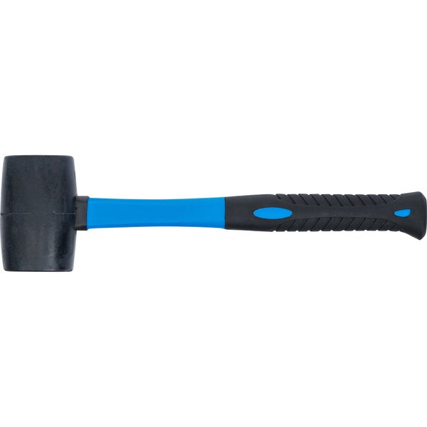 BGS Gummihammer Fiberglasstiel schwarzer Kopf Ø 50 mm 250 g - 1960
