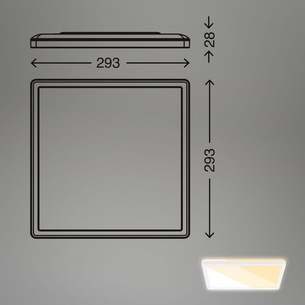 CTS LED Panel mit LED Backlight,weiß, 1xLED/18W