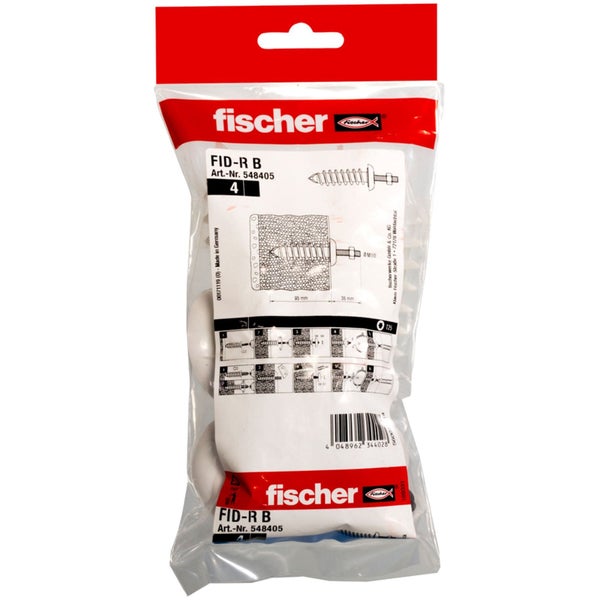 Fischer FID-R B Dübel im transparenten Paket, 4 Stück